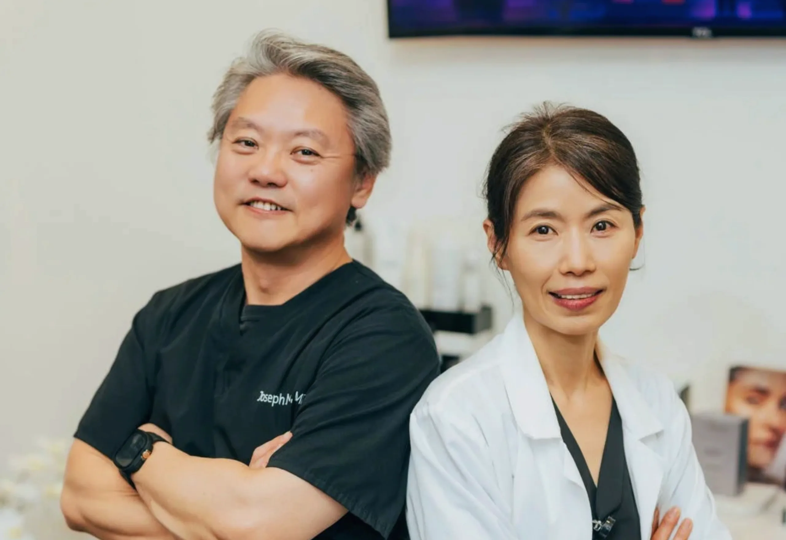 Dr. Joseph Kim and Dr. May Kim, board-certified family physicians at VitaleHEALTH